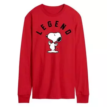 Мужская футболка с длинными рукавами и рисунком Peanuts Legend Licensed Character