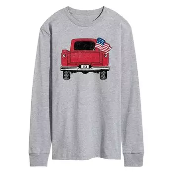 Мужская футболка с длинными рукавами и рисунком USA Truck Licensed Character