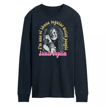 Мужская футболка с длинными рукавами Janis Joplin Weird People Licensed Character