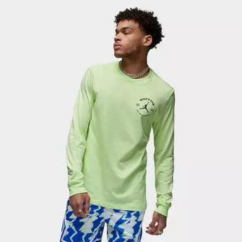 Мужская футболка с длинными рукавами Jordan Sport Breakfast Club, зеленый