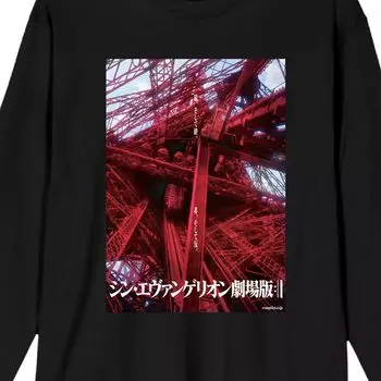Мужская футболка с длинными рукавами Neon Genesis Evangelion 3.0 Licensed Character