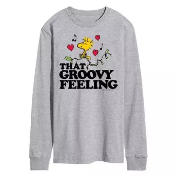 Мужская футболка с длинными рукавами Peanuts That Groovy Feeling Licensed Character