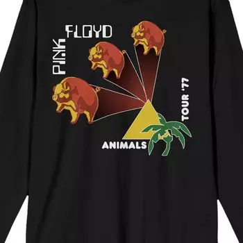Мужская футболка с длинными рукавами Pink Floyd Animals Tour 77 Licensed Character