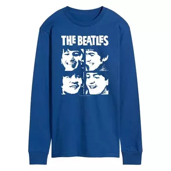 Мужская футболка с длинными рукавами The Beatles Group Licensed Character, синий