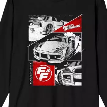 Мужская футболка с длинными рукавами The Fast And The Furious Race For It Licensed Character
