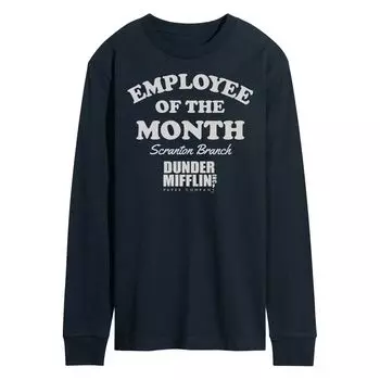 Мужская футболка с длинными рукавами The Office Employer Of Month Licensed Character