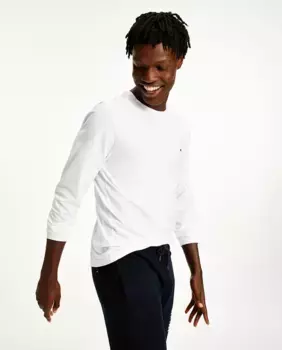 Мужская футболка с длинными рукавами Tommy Hilfiger, белый