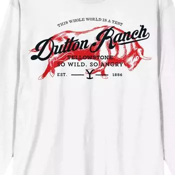 Мужская футболка с длинными рукавами Yellowstone Dutton Ranch Licensed Character