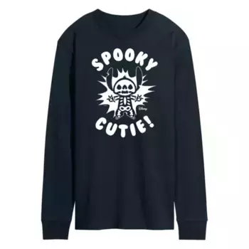 Мужская футболка с длинными рукавами «Жуткая милашка Лило и Стич» Disney, синий