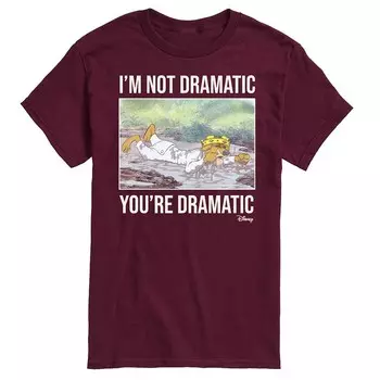 Мужская футболка с драматическим рисунком Disney's Robin Hood, цвет Maroon