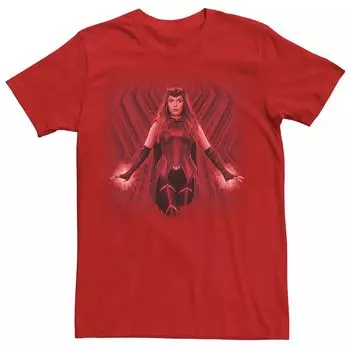 Мужская футболка с фактурным портретом Marvel WandaVision Scarlet Witch Licensed Character