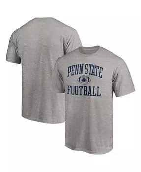 Мужская футболка с фирменной меланжевой отделкой penn state nittany lions first sprint team серого цвета Fanatics, мульти