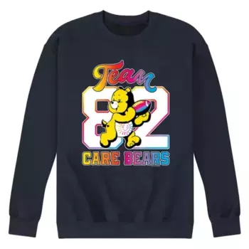 Мужская футболка с флисом Care Bears в футбольном стиле Licensed Character, синий