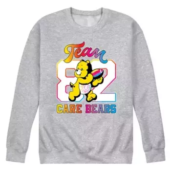 Мужская футболка с флисом Care Bears в футбольном стиле Licensed Character, серый