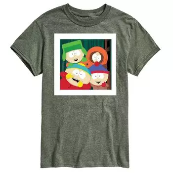 Мужская футболка с фотографией South Park Friends Licensed Character
