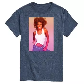 Мужская футболка с фотографией Whitney Houston Licensed Character