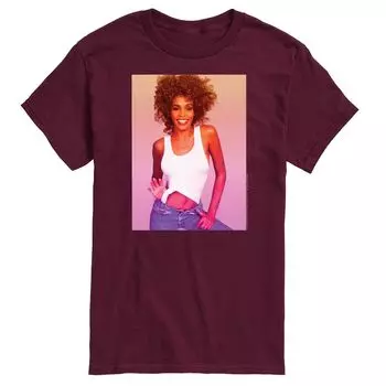 Мужская футболка с фотографией Whitney Houston Licensed Character