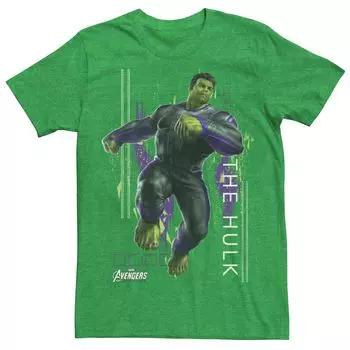 Мужская футболка с геометрическим рисунком «Marvel Avengers Endgame Hulk» Licensed Character