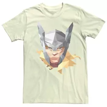 Мужская футболка с геометрическим рисунком Marvel Thor Licensed Character
