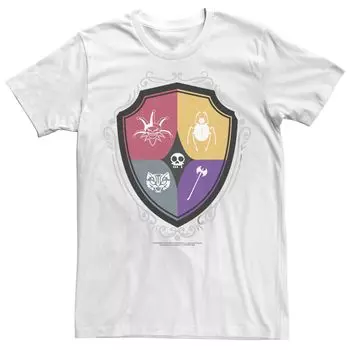 Мужская футболка с гербом Wednesday Logos Competition Licensed Character