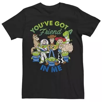 Мужская футболка с героями мультфильмов Disney/Pixar's Toy Story Group Disney / Pixar, черный