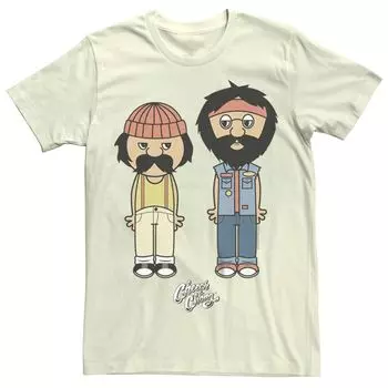 Мужская футболка с героями мультфильмов Чич и Чонг Licensed Character