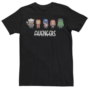 Мужская футболка с героями мультфильмов Marvel Avengers Licensed Character