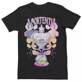 Мужская футболка с градиентным логотипом Deathly Hallows 2 Amorentia Love Potion Licensed Character
