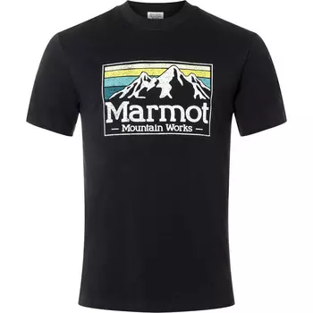 Мужская футболка с градиентом Marmot, черный