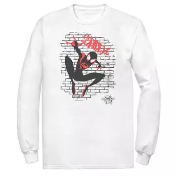 Мужская футболка с граффити Marvel Spiderverse Spider-Man Licensed Character
