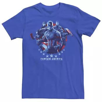 Мужская футболка с графическим изображением «Мстители: Финал: Капитан Америка» Marvel