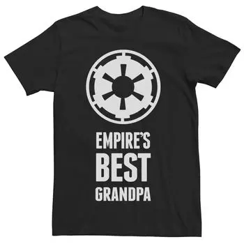 Мужская футболка с графическим логотипом Empire's Best Grandpa Empire Star Wars