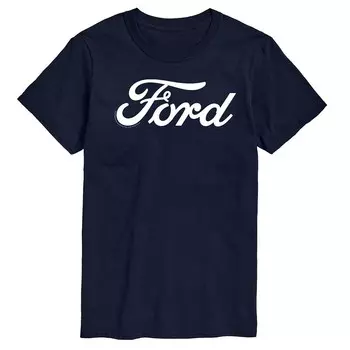 Мужская футболка с графическим логотипом Ford Licensed Character, темно-синий