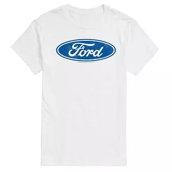 Мужская футболка с графическим логотипом Ford Vintage Licensed Character, белый