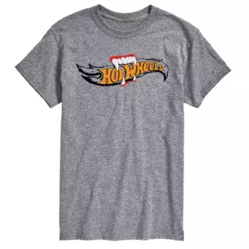 Мужская футболка с графическим логотипом Hot Wheels Licensed Character, серый