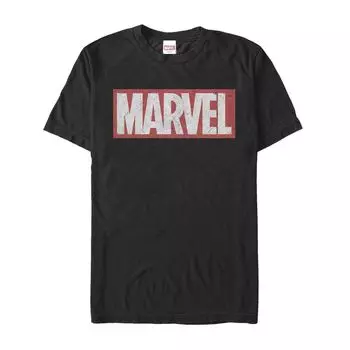 Мужская футболка с графическим логотипом Marvel Brick Licensed Character