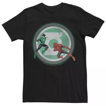 Мужская футболка с графическим логотипом Marvel Green Lantern Fighting Atrocitus Licensed Character