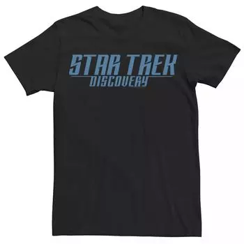 Мужская футболка с графическим логотипом Star Trek Discovery в стиле ретро Licensed Character