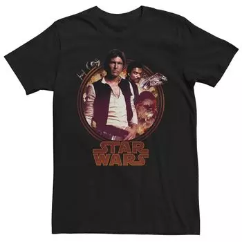 Мужская футболка с графическим логотипом Star Wars Rebel Explosion Licensed Character