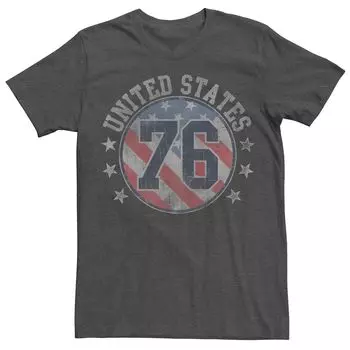 Мужская футболка с графическим логотипом United States 76 Vintage Licensed Character