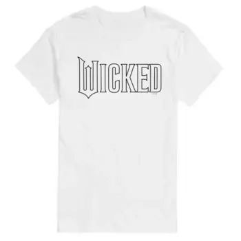 Мужская футболка с графическим логотипом Wicked Outline Licensed Character, белый
