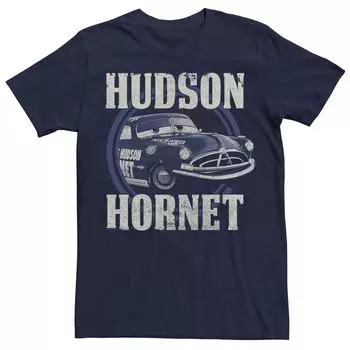 Мужская футболка с графическим плакатом Disney Pixar Cars Hudson Hornet Licensed Character