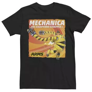 Мужская футболка с графическим плакатом и плакатом Mechanica The Scrapyard Scrapper Licensed Character