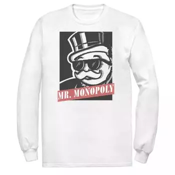 Мужская футболка с графическим плакатом «Монополия» Mr. Monopoly Licensed Character