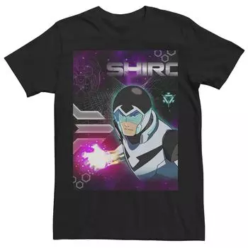 Мужская футболка с графическим плакатом Voltron Shiro Space Licensed Character