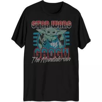 Мужская футболка с графическим принтом и круглым вырезом Hybrid, черный