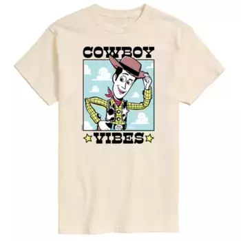 Мужская футболка с графическим принтом «История игрушек 4» Disney / Pixar, бежевый