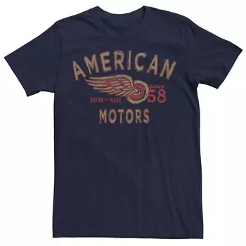 Мужская футболка с графическим рисунком American Motors From 58 Generic, темно-синий