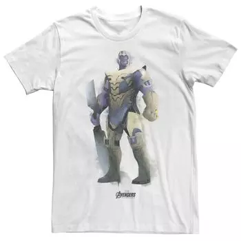 Мужская футболка с графическим рисунком Avengers Endgame Thanos, спреем с краской Marvel