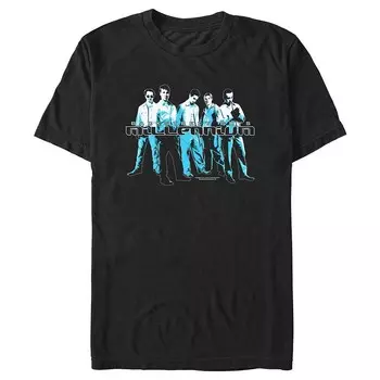 Мужская футболка с графическим рисунком Backstreet Boys Millennium Design Licensed Character, черный